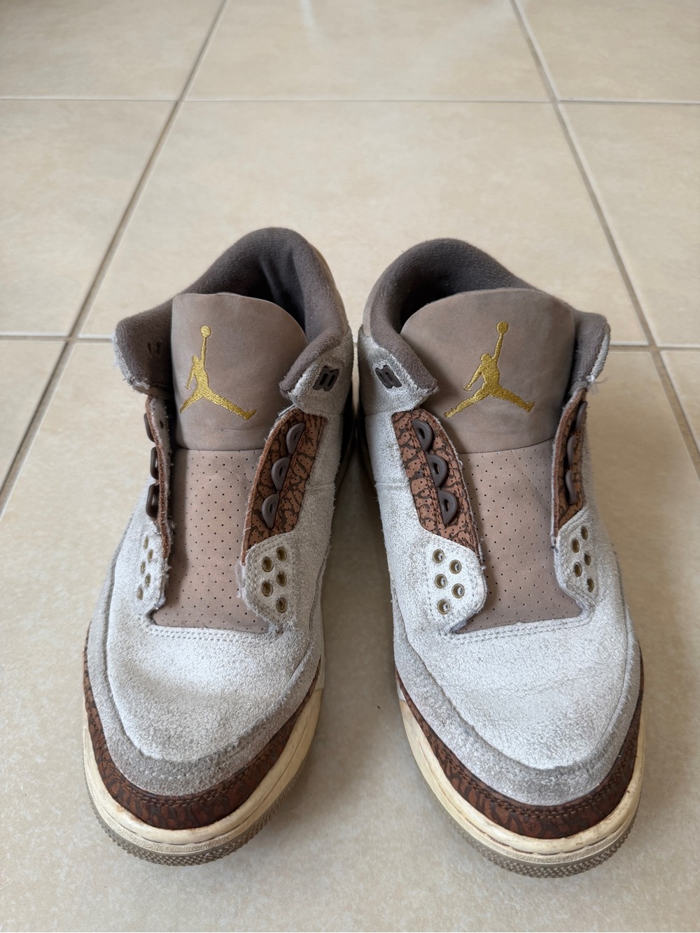 Air Jordan 3 “Palomino” Men’s Size 8.5 Pre-owned Sneakers CT8532-102